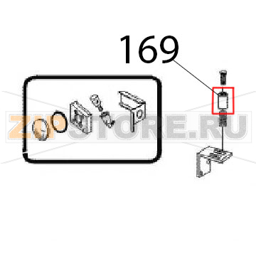 Pin Angelo Po FC241G Pin Angelo Po FC241GЗапчасть на деталировке под номером: 169