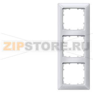 DELTA LINE АЛЮМИНЕВЫЙ МЕТАЛЛИК РАМКА 3-МЕСТНАЯ 222X80MM Siemens 5TG2553-3 