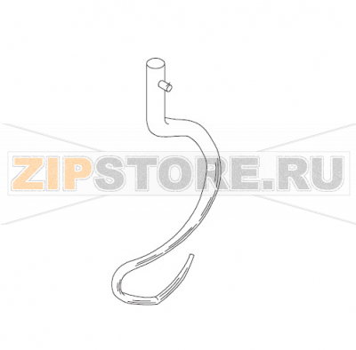 20/12L Hook, Stainless Steel Bear Varimixer RN20 VL-2                                                                                  20/12L Hook, Stainless Steel Bear Varimixer RN20 VL-2Запчасть на сборочном чертеже под номером: 5Название запчасти на датском&nbsp;языке: 20/12L Hook, Stainless Steel Bear Varimixer RN20 VL-2