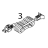 Power cord/ RU TSC TDP-225