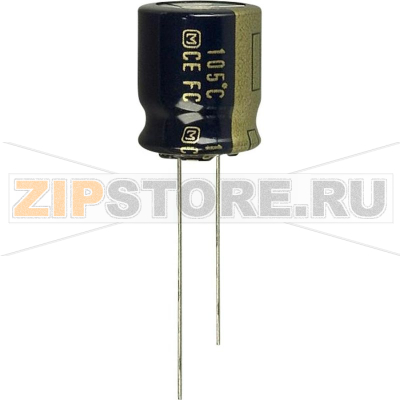 Конденсатор электролитический 220 µF, 50 V, 20 %, (Ø) 12.5 мм, 1 шт Panasonic EEU-FC1H221S 