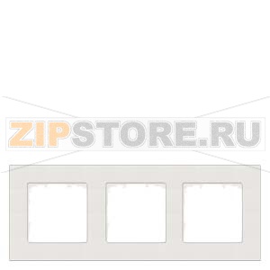 DELTA MIRO ТИТАНОВОБЕЛЫЙ РАМКА 3-МЕСТНАЯ Siemens 5TG1113-0 