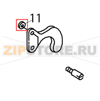 Washer KitchenAid 5K45SSEWH Washer KitchenAid 5K45SSEWHЗапчасть на деталировке под номером: 11