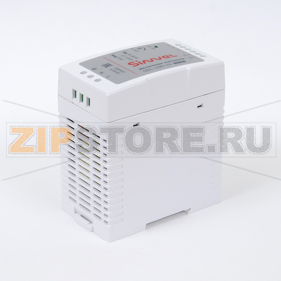 Блок питания 96 Вт, 90-264 В/AC, 127-370 В/DC, пластиковый корпус Sinvel SDL-100-24 