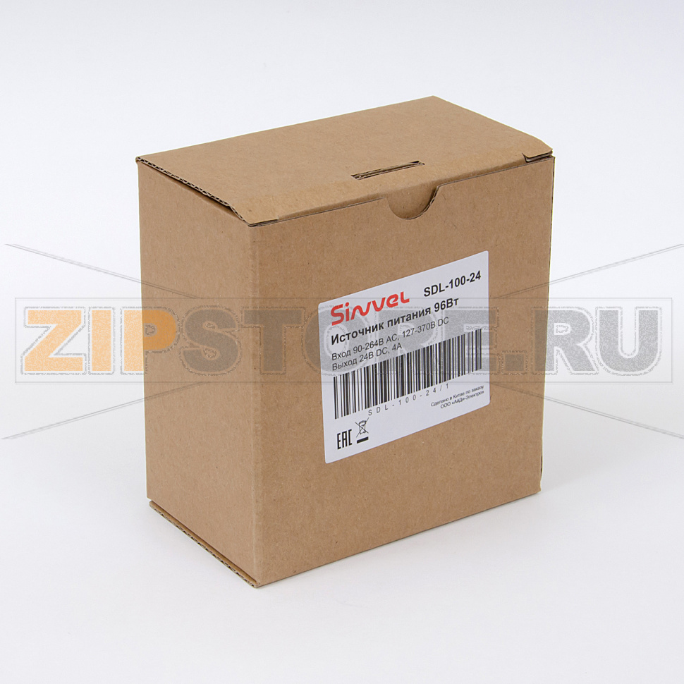 Блок питания 96 Вт, 90-264 В/AC, 127-370 В/DC, пластиковый корпус Sinvel SDL-100-24 