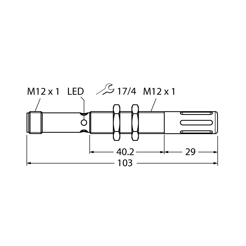 Датчик влажности и температуры Turck M12FTH3Q 