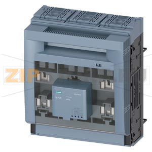 SENTRON, предохранительный Разъединитель 3NP1, 3-pole, NH3, 630 A, for 60mm 8US busbar system, рамочные клеммы, предохранительный monitoring electronic EFM15, cover level 32/70 mm Siemens 3NP1163-1BC24 