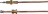 THERMOCOUPLE M9x1 80 cm COUPL. M6x0,75