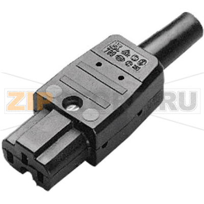 Вилка IEC, C15, 10 А, серая, 1 шт Kaiser 789/gr/C 