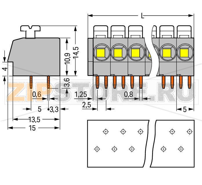 PCB terminal block; push-button; 2.5 mm; Pin spacing 5 mm; 2-pole; Push-in CAGE CLAMP®; 2,50 mm; pink Wago 804-102/000-051 ?Клеммные?колодки?с?зажимами?Push-in CAGE CLAMP®,?приводимыми?в?действие?при?помощи?нажимных?кнопокЗажим одножильных проводников и тонкожильных проводников с наконечниками путем вставкиК расширенному вводу проводника можно подсоединить проводники с сечением до AWG 12 с диаметром изоляции до 4,2 ммКлеммные колодки с разделителями для увеличения шага контактовДоступны исполнения с индивидуальным внутренним объединением (заводская сборка), например, объединение с заземляющим проводом...