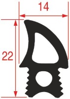 УПЛОТНИТЕЛЬ ДЛЯ ДВЕРИ ПЕЧИ VENIX (1M)