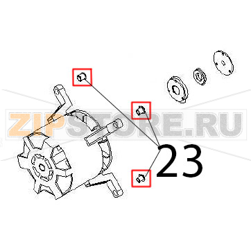 Bushing Angelo Po FX61E2 Bushing Angelo Po FX61E2Запчасть на деталировке под номером: 23