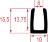 OVEN DOOR GLASS GASKET