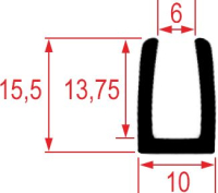 OVEN DOOR GLASS GASKET