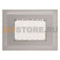 Рамка монтажная, трехмодульная, IP55, серая ABB 2CLA337300N1701