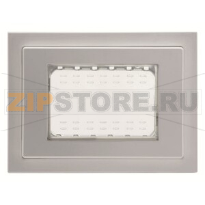 Рамка монтажная, трехмодульная, IP55, серая ABB 2CLA337300N1701 