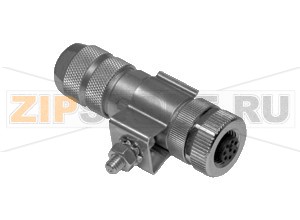 Полевой разъём Field attachable female cordset with earth clamp V15-G-ABG-PG9-FE Pepperl+Fuchs Описание оборудованияFemale connector, M12, 5-pin, shielded, field attachable