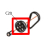 Double gear 51/20T Godex EZ-6200 plus