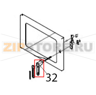 Handle base Hurakan HKN-XF023 Handle base Hurakan HKN-XF023Запчасть на деталировке под номером: 32