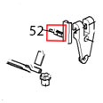Guide shaft (stainless steel) Viatto HLS-1650A