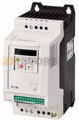Преобразователь частоты, 400 В, трехфазн., 9.5 A, 4 кВт, IP20/NEMA 0 Eaton DA1-349D5FB-A20C 