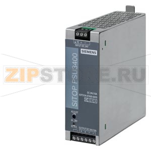 SITOP PSU3400 24 V/10 A, стабилизированный блок питания, вход: =24 В (18...32 В), выход: =24 В /10 A Siemens 6EP3134-0TA00-0AY0 