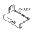 Bracket, media sensor Zebra 105SE