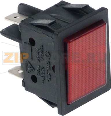INDICATOR LIGHT RED 250V 16A 
