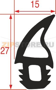 УПЛОТНИТЕЛЬ ДВЕРИ ПЕЧИ 