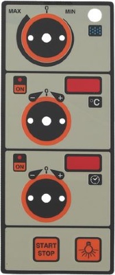 PLATE ELECTRONIC GREY 