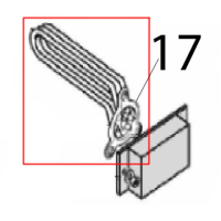 Heating element 8000 W Angelo Po C165D
