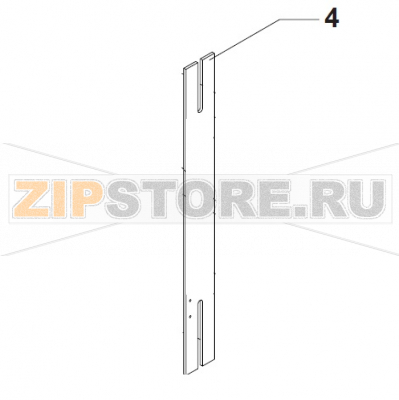Holder for Micros 30-100 L Bear Varimixer AR40 VL-1S                                                                 Holder for Micros 30-100 L Bear Varimixer AR40 VL-1SЗапчасть на сборочном чертеже под номером: 4Название запчасти на датском&nbsp;языке: Holder for Micros 30-100 L Bear Varimixer AR40 VL-1S