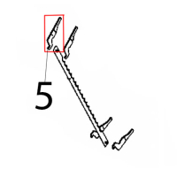 Left spring lever Rollmatic CP 42