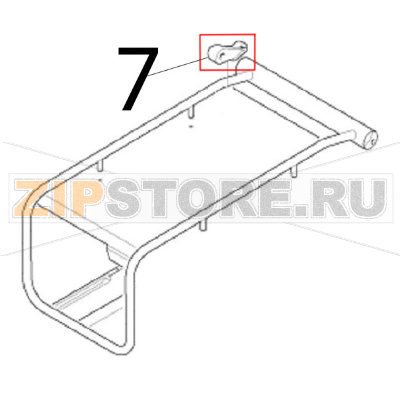 Hinge support LH Angelo Po 1G1BR1G Hinge support LH Angelo Po 1G1BR1GЗапчасть на деталировке под номером: 7