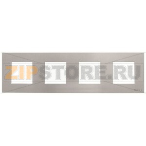 Рамка трехместная, серебристая ABB 2CLA227410N1301 