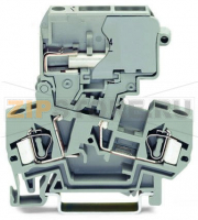 2-проводные клеммы с размыкателем; для DIN-рейки 35 x 15 и 35 x 7,5; 4 mm; CAGE CLAMP®; 4,00 mm; оранжевые Wago 281-672