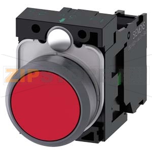 КНОПКА, 22MM, КРУГЛАЯ, ПЛАСТИК С МЕТАЛЛИЧЕСКИМ ФРОНТАЛЬНЫМ КОЛЬЦОМ, КРАСНАЯ, ПЛОСКАЯ КНОПКА, КОНТАКТЫ МГНОВЕННОГО ДЕЙСТВИЯ, С ДЕРЖАТЕЛЕМ, 1NO, ВИНТОВЫЕ КЛЕММЫ, С ГРАВИРОВКОЙ ЛАЗЕРОМ, UPPER CASE Siemens 3SU1130-0AB20-1BA0-Z&amp;nbsp;Y11 