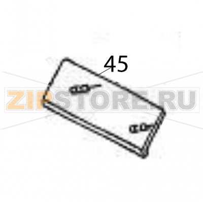 Cover (front) sub Sato M84Pro Cover (front) sub Sato M84ProЗапчасть на деталировке под номером: 45Название запчасти на английском языке: Cover (front) sub Sato M84Pro.