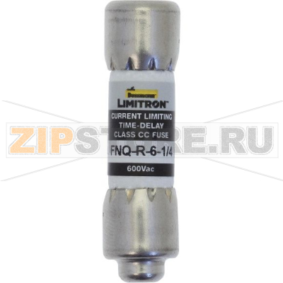 Предохранитель, 6.25 A, AC 600 В, 200 кА, 10x38 мм, 13/32x1-1/2 inch, CC, UL, с задержкой Eaton 