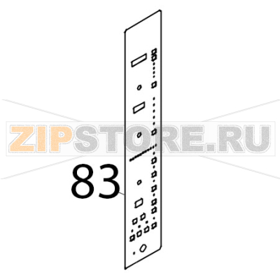 Pellicola &quot;Eka&quot; Tecnoeka KF 1010 EV UD Pellicola "Eka" Tecnoeka KF 1010 EV UDЗапчасть на деталировке под номером: 83