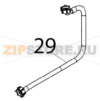 Tubo alim. rubin. Angelo Po FX101G2 Tubo alim. rubin. Angelo Po FX101G2Запчасть на деталировке под номером: 29