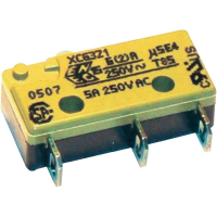 Микропереключатель 250 В/AC, 6 А, 1 x вкл/вкл, без фиксации, 1 шт Saia XCG3J1Z1