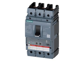 Автоматический выключатель 3VA6 UL frame 250 breaking capacity class C 100kA @ 480V 3-pole, line protection ETU350, LSI, In=250A overload protection ir=100A ...250A short circuit protection Isd=1,5... 10 x Ir, iI=10 x In w/o connection Siemens 3VA6225-7HN