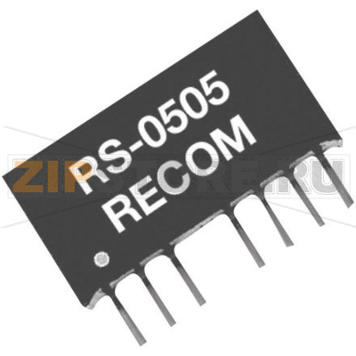 Преобразователь DC/DC, печатный монтаж, 24 В/DC, 3.3 В/DC, 600 mA, 2 Вт Recom RS-243.3S 