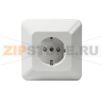 Розетка в сборе с заземлением 16 А, 250 В, белая ABB 2TKA000692G1