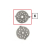 Chopper Plate .187 3/16” – 4,5 mm Dia.Holes - 20 Holes KitchenAid FGA 