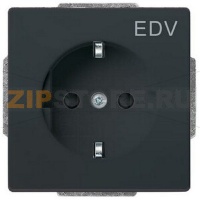 Розетка 16 А, 250 В, LED, антрацитовая ABB 2CKA002013A5266