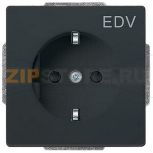 Розетка 16 А, 250 В, LED, антрацитовая ABB 2CKA002013A5266 