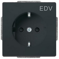 Розетка 16 А, 250 В, LED, антрацитовая ABB 2CKA002013A5266