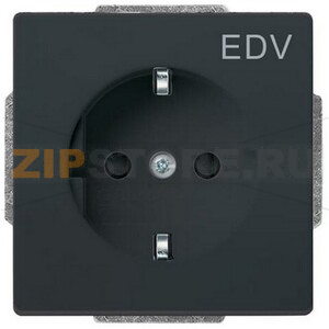 Розетка 16 А, 250 В, LED, антрацитовая ABB 2CKA002013A5266 